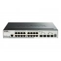 D-Link DGS 1510-20 - Interruptor - L3 - inteligente - 16 x 10/100/1000 + 2 x Gigabit SFP + 2 x 10 Gigabit SFP+ - desktop, montá