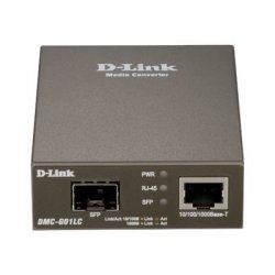 D-Link DMC G01LC - Conversor de media de fibra - 1GbE - 10Base-T, 1000Base-LX, 1000Base-SX, 1000Base-ZX, 100Base-FX, 100Base-TX