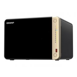 QNAP TS-664 - Servidor NAS - 6 baias - SATA 6Gb/s - RAID (expansão de disco rígido) RAID 0, 1, 5, 6, 10, 50, JBOD - RAM 8 GB - 