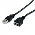 StarTech.com 10 ft Black USB 2.0 Extension Cable A to A - 10ft USB 2.0 Extension Cable - 10ft USB male female Cable (USBEXTAA10