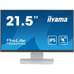 iiyama ProLite T2252MSC-W2 - Monitor LED - 21.5" - ecrã de toque - 1920 x 1080 Full HD (1080p) - IPS - 250 cd/m² - 1000:1 - 5 m