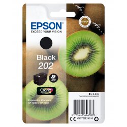 Epson 202 - 6.9 ml - preto - original - blister com RF/alarme acústico - tinteiro - para Expression Premium XP-6000, XP-6005 C1