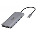 Docking Station ACER 12in1 TypeC - 2xUSB3.2, 2xUSB2.0, 1xSD/TF, 2xHDMI, 1xPD, 1xDP, 1xRJ45, 1xAudio HP.DSCAB.009