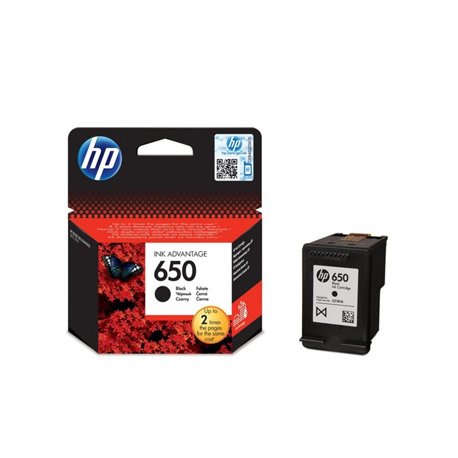 Tinteiro HP 650 Preto CZ101A 6,5ml 360 Pág. HPCZ101A