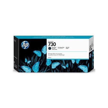 Tinteiro HP 730 Preto Matte P2V71A 300ml HPP2V71A