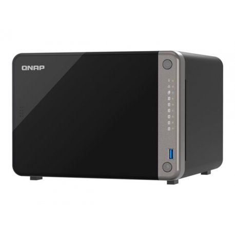 QNAP TS-AI642 - Servidor NAS - 6 baias - SATA 6Gb/s - RAID (expansão de disco rígido) RAID 0, 1, 5, 6, 10, 50, JBOD - RAM 8 GB 