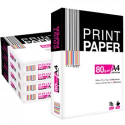 Papel 080gr Fotocopia A4 PrintSpot 5x500 Folhas 1801180