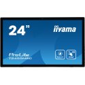 iiyama ProLite T2455MSC-B1 - Monitor LED - 24" (23.8" visível) - ecrã de toque - 1920 x 1080 Full HD (1080p) - IPS - 400 cd/m² 