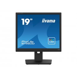 iiyama ProLite B1980D-B5 - Monitor LED - 19" - 1280 x 1024 @ 60 Hz - TN - 250 cd/m² - 1000:1 - 5 ms - DVI, VGA - preto opaco B1