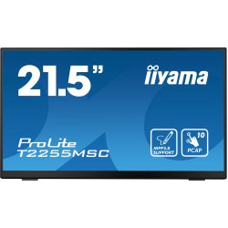 iiyama ProLite T2255MSC-B1 - Monitor LED - 21.5" - ecrã de toque - 1920 x 1080 Full HD (1080p) @ 60 Hz - IPS - 400 cd/m² - 1000