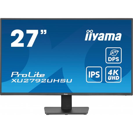 iiyama ProLite XU2792UHSU-B6 - Monitor LED - 27" - 3840 x 2160 4K @ 60 Hz - IPS - 350 cd/m² - 1300:1 - 4 ms - HDMI, DisplayPort