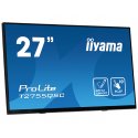 iiyama ProLite T2755QSC-B1 - Monitor LED - 27" - ecrã de toque - 2560 x 1440 WQHD @ 75 Hz - IPS - 400 cd/m² - 1000:1 - 5 ms - H