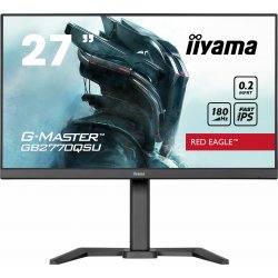 iiyama G-MASTER Red Eagle GB2770QSU-B6 - Monitor LED - gaming - 27" - 2560 x 1440 WQHD @ 180 Hz - Fast IPS - 400 cd/m² - 1200:1