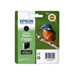 Tinteiro EPSON T1591 Preto Foto - Stylus Photo R2000 C13T15914010