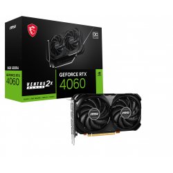 VGA MSI RTX4060 VENTUS 2X Black 8G OC, 8GB GDDR6, HDMI/3DP 912-V516-208