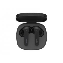 Belkin SoundForm Flow - Auscultadores sem fios com microfonoe - intra-auricular - bluetooth - cancelamento de ruído activo - pr