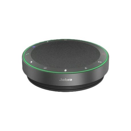 Jabra Speak2 75 MS - Altifalante mãos livres - bluetooth - sem fios - USB-C, USB-A - cinza escuro - Certificado para Microsoft 