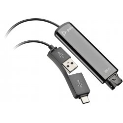 Poly DA75 - Placa de som - USB-C / USB-A - para Victus by HP Laptop 16, Laptop 14, 15, 17, Pavilion Plus Laptop 14, 16 786C6AA