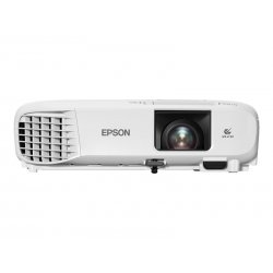 Epson EB-W49 - 3 projetores LCD - portátil - 3800 lumens (branco) - 3800 lumens (cor) - WXGA (1280 x 800) - 16:10 - LAN - branc