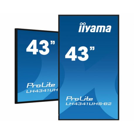 iiyama ProLite LH4341UHS-B2 - 43" Classe Diagonal (42.5" visível) ecrã LCD com luz de fundo LED - sinalização digital - 4K UHD 