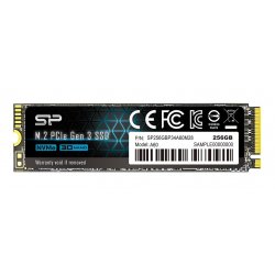 SSD M.2 PCIe NVMe SP-Silicon Power Ace A60 256GB -2.100R/1.200W SP256GBP34A60M28