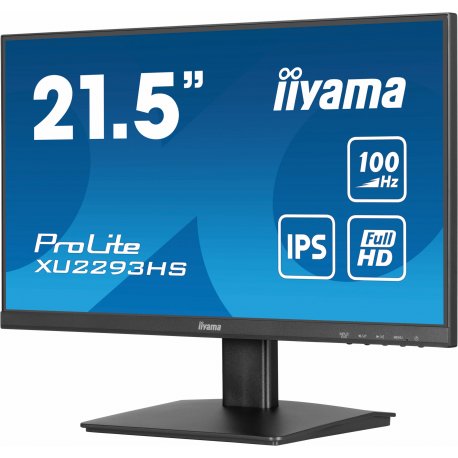 iiyama ProLite XU2293HS-B6 - Monitor LED - 22" (21.5" visível) - 1920 x 1080 Full HD (1080p) @ 100 Hz - IPS - 300 cd/m² - 1000: