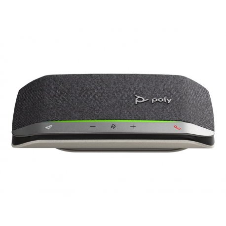 Poly Sync 20 - Alta-voz inteligente - bluetooth - com cabo, sem fios - USB-C - preto - Certificação Zoom 7F0J7AA