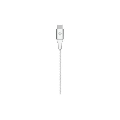 Belkin BoostCharge - Cabo USB - 24 pin USB-C (M) para USB (M) - 3 m - branco CAB002BT3MWH