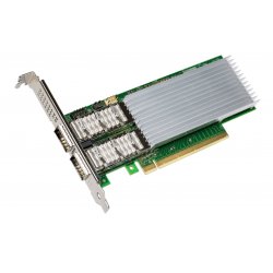 Intel Ethernet Network Adapter E810-CQDA2 - Adaptador de rede - PCIe 4.0 x16 baixo perfil - QSFP28 x 2 E810CQDA2