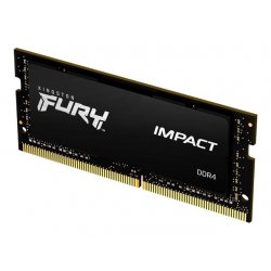 Kingston FURY Impact - DDR4 - módulo - 16 GB - SO DIMM 260-pinos - 2666 MHz / PC4-21300 - CL15 - 1.2 V - unbuffered - sem ECC -