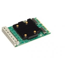 Broadcom 9502-16i - Controlador de memória - Tri-Mode OCP 3.0 - 16 Canal - SATA 6Gb/s / SAS 12Gb/s / PCIe 4.0 (NVMe) - baixo pe