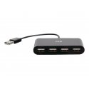 C2G 4-Port USB-A Hub - Hub - 4 x USB 2.0 - desktop C2G54462