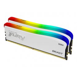 Kingston FURY Beast - Edição Especial RGB - DDR4 - kit - 32 GB: 2 x 16 GB - DIMM 288-pin - 3600 MHz / PC4-28800 - CL18 - 1.35 V