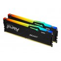 Kingston FURY Beast RGB - DDR5 - kit - 16 GB: 2 x 8 GB - DIMM 288-pin - 6000 MHz / PC5-48000 - CL36 - 1.35 V - unbuffered - on-