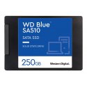 WD Blue SA510 WDS250G3B0A - SSD - 250 GB - interna - 2.5" - SATA 6Gb/s - azul WDS250G3B0A-00AXR0