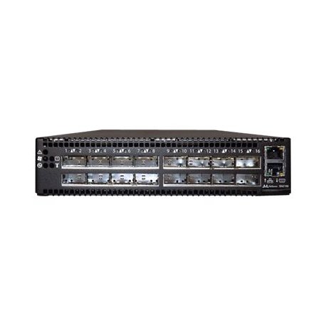 NVIDIA Spectrum SN2100 - Interruptor - L3 - Administrado - 16 x 100 Gigabit QSFP28 - fluxo de ar trás para frente' - montável e