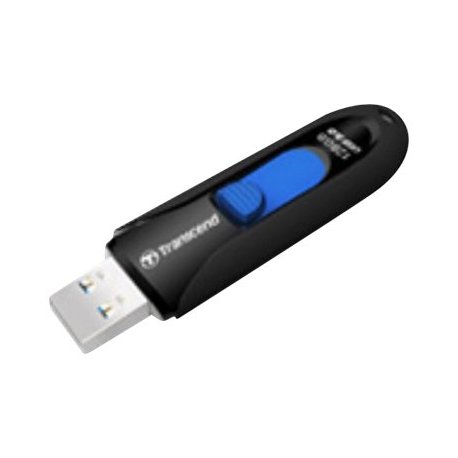 Transcend JetFlash 790 - Drive flash USB - 32 GB - USB 3.1 Gen 1 - preto TS32GJF790K