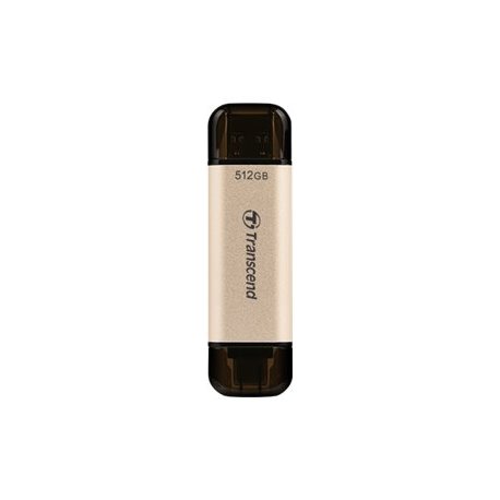 Transcend JetFlash 930C - Drive flash USB - 256 GB - USB 3.2 Gen 1 / USB-C - ouro TS256GJF930C