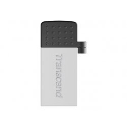 Transcend JetFlash Mobile 380 - Drive flash USB - 16 GB - USB 2.0 - prata TS16GJF380S