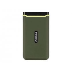 Transcend ESD380C - SSD - 4 TB - externa (portátil) - USB 3.2 Gen 2x2 - verde militar TS4TESD380C