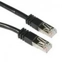 C2G Cat5e Booted Shielded (STP) Network Patch Cable - Cabo patch - RJ-45 (M) para RJ-45 (M) - 3 m - PTB - CAT 5e - moldado - pr