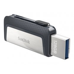 SanDisk Ultra Dual - Drive flash USB - 128 GB - USB 3.1 / USB-C SDDDC2-128G-G46