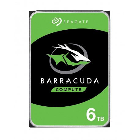 Seagate Barracuda ST6000DM003 - Disco rígido - 6 TB - interna - 3.5" - SATA 6Gb/s - buffer: 256 MB ST6000DM003