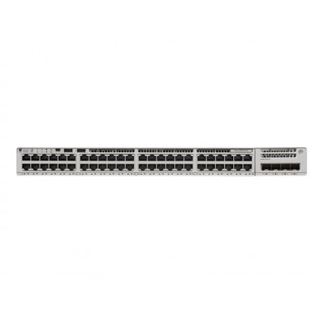 Cisco Catalyst 9200 - Essential Edition - interruptor - inteligente - 48 x 10/100/1000 (PoE+) - montável em trilho - PoE+ (740 