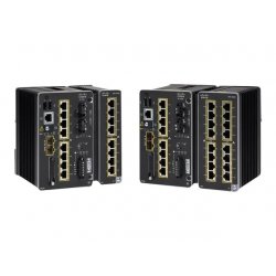 Cisco Catalyst IE3300 Rugged Series - Interruptor - Administrado - 10 x 10/100/1000 (8 PoE+) + 2 x SFP - montável em trilho DIN