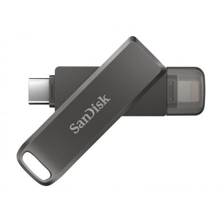 SanDisk iXpand Luxe - Drive flash USB - 128 GB - USB-C / Lightning SDIX70N-128G-GN6NE