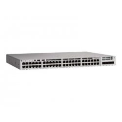 Cisco Catalyst 9200L - Network Essentials - interruptor - L3 - 48 x 10/100/1000 (PoE+) + 4 x Gigabit SFP (ligação ascendente) -