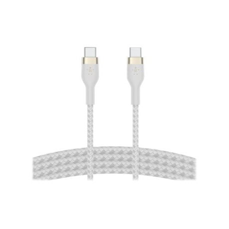 Belkin BOOST CHARGE - Cabo USB - 24 pin USB-C (M) para 24 pin USB-C (M) - 1 m - branco CAB011BT1MWH