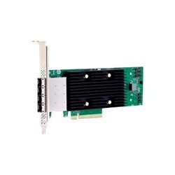 Broadcom HBA 9600-16e - Controlador de memória - 16 Canal - SATA 6Gb/s / SAS 24Gb/s / PCIe 4.0 (NVMe) - PCIe 4.0 x8 05-50118-00