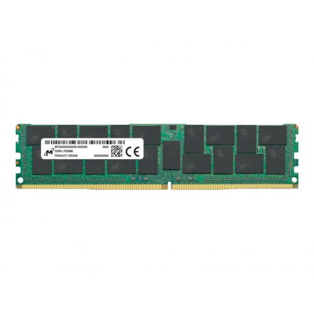 Micron - DDR4 - módulo - 64 GB - LRDIMM 288-pinos - 2666 MHz / PC4-21328 - CL19 - 1.2 V MTA72ASS8G72LZ-2G6J1R